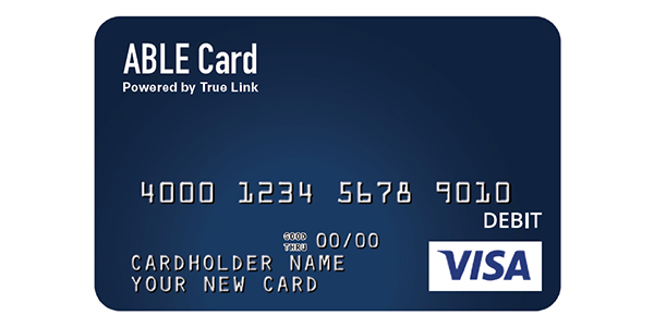 Start Swiping – New ABLE Visa® Prepaid Card