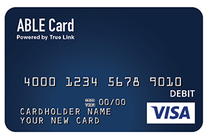 Start Swiping – New ABLE Visa® Prepaid Card