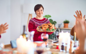ABLE Account Holder smiling at Thanksgiving